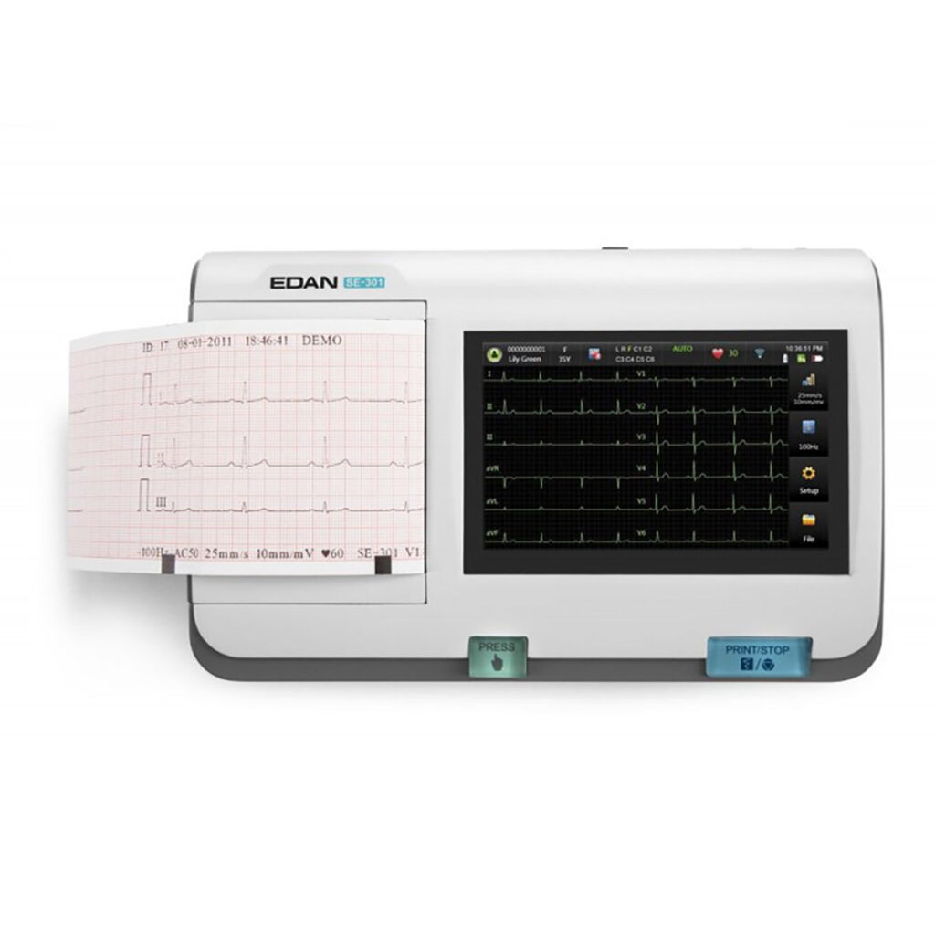 Electrocardiógrafo Edan SE-301 | CMC Ingeniería Médica - Cali, Colombia