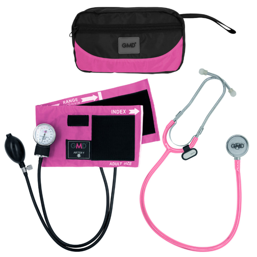 Kit Fonendoscopio y Tensiómetro GMD Fusión Colors + Estuche | CMC Ingeniería Médica S.A.S. | Cali, Colombia