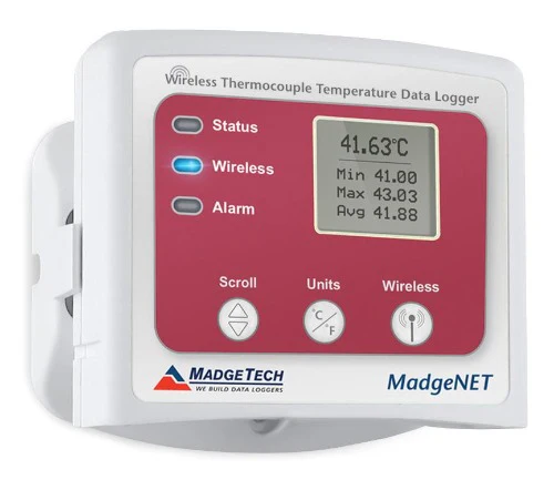 Registrador remoto de temperatura con termocupla RFtctemp2000A