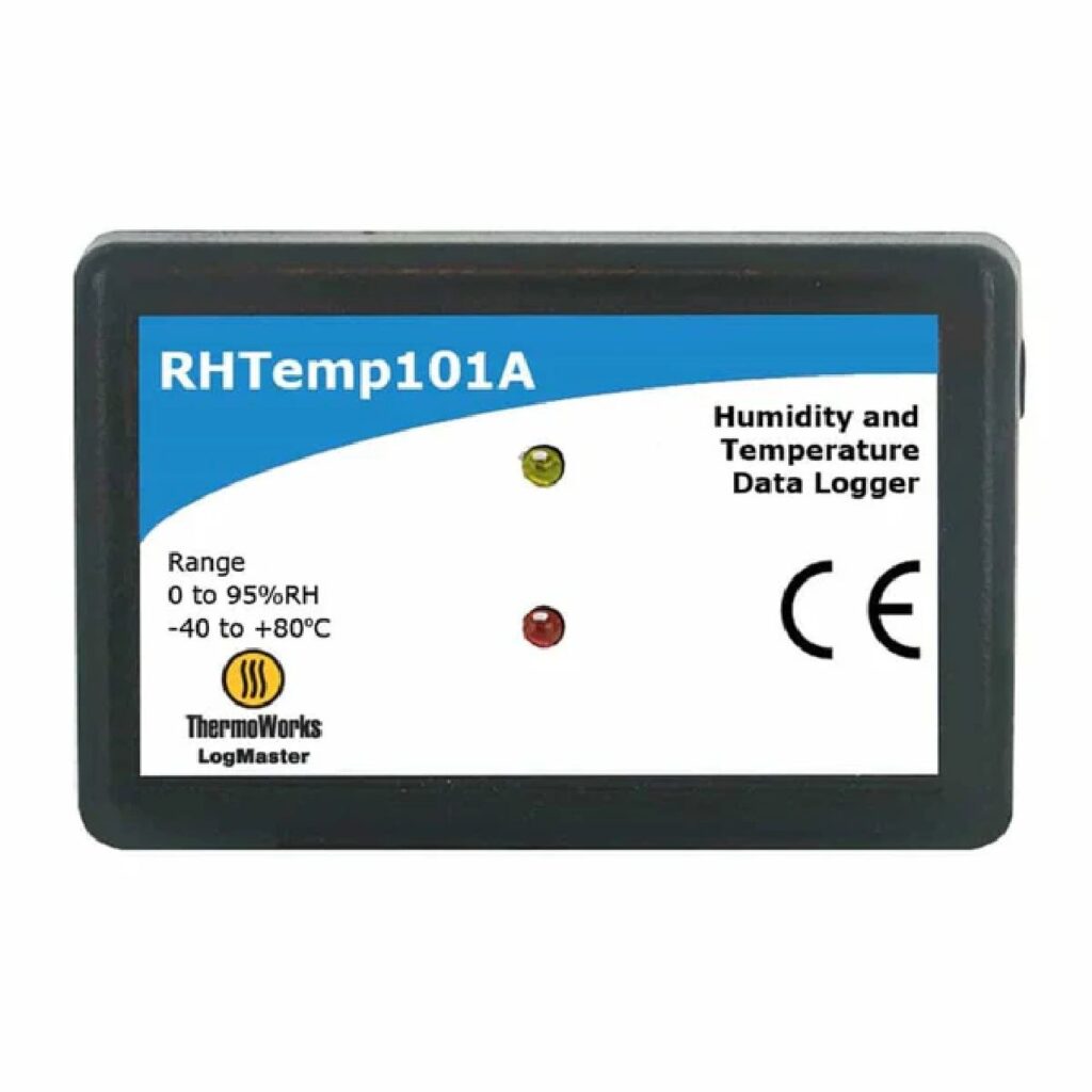 Datalogger RHTemp101A MadgeTech, registrador portátil de temperatura y humedad relativa para laboratorios, almacenes y transporte farmacéutico en Colombia