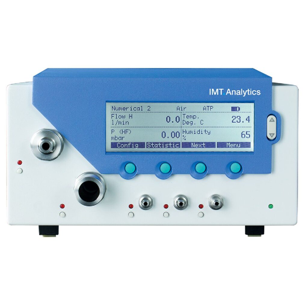 FlowAnalyser PF-302 LOW, analizador de sobremesa especializado en bajos flujos y baja presión, ideal para ventiladores neonatales y pediátricos en Colombia