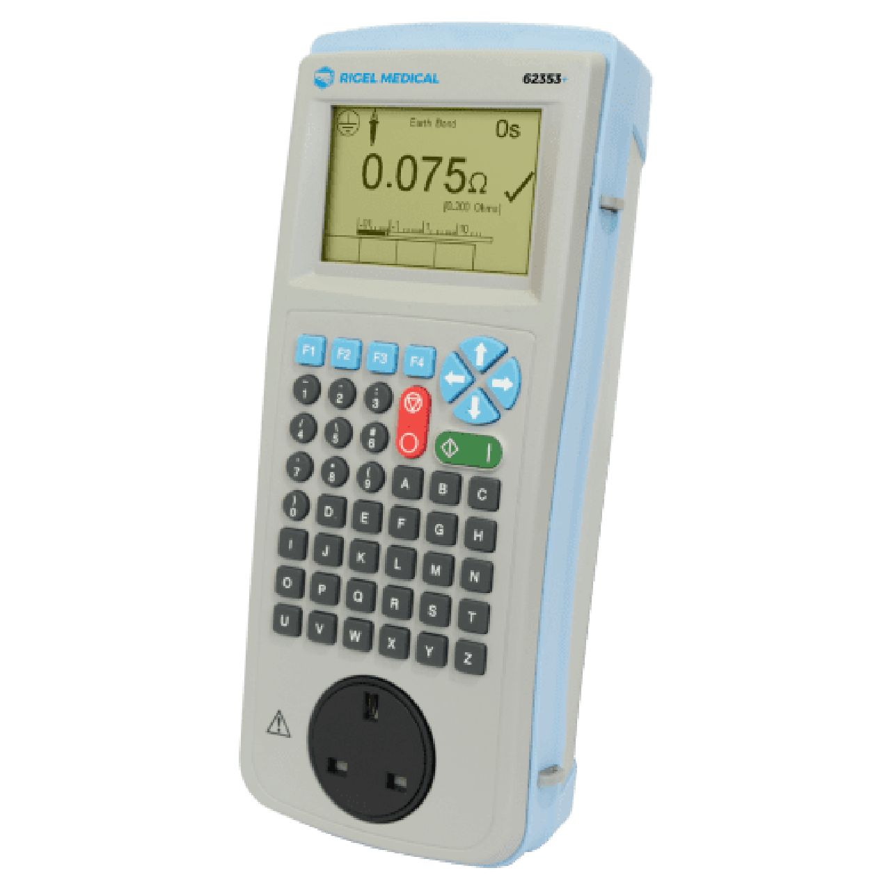 Rigel 62353+ Kit, analizador de seguridad eléctrica portátil conforme a la norma IEC 62353 para pruebas post-reparación de equipos electromédicos en Colombia