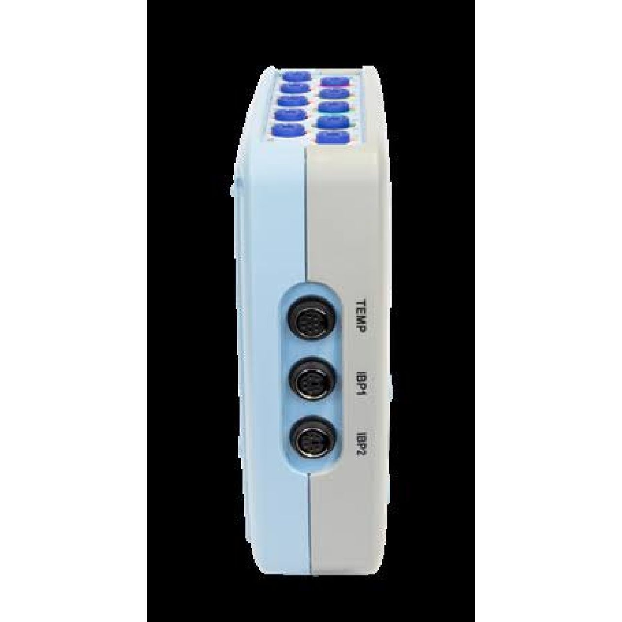 Rigel PatSim 400, simulador avanzado de paciente con ECG de 12 derivaciones, arritmias, respiración, temperatura e IBP para monitores de alta complejidad en Colombia