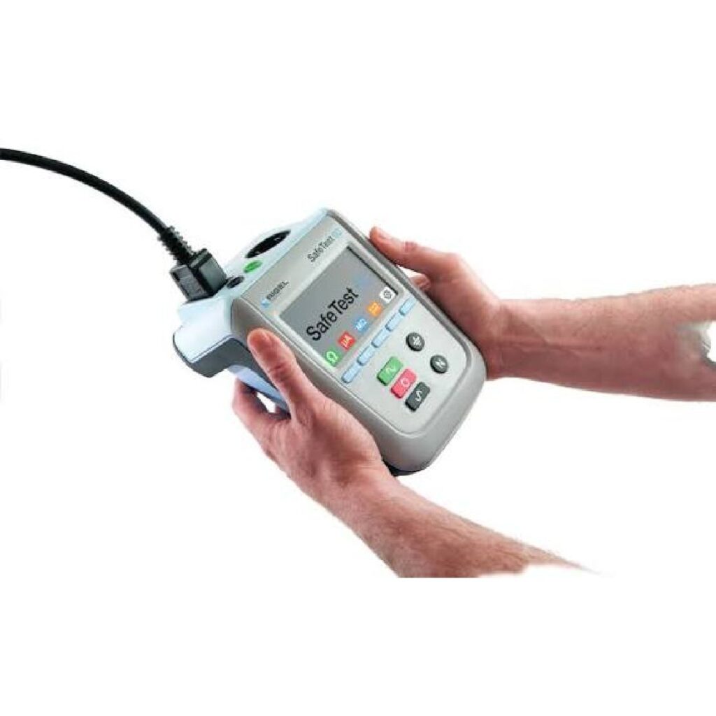 SafeTest 60+, analizador avanzado de seguridad eléctrica Rigel con pruebas automáticas para equipos electromédicos según IEC 60601 y 62353 en Colombia
