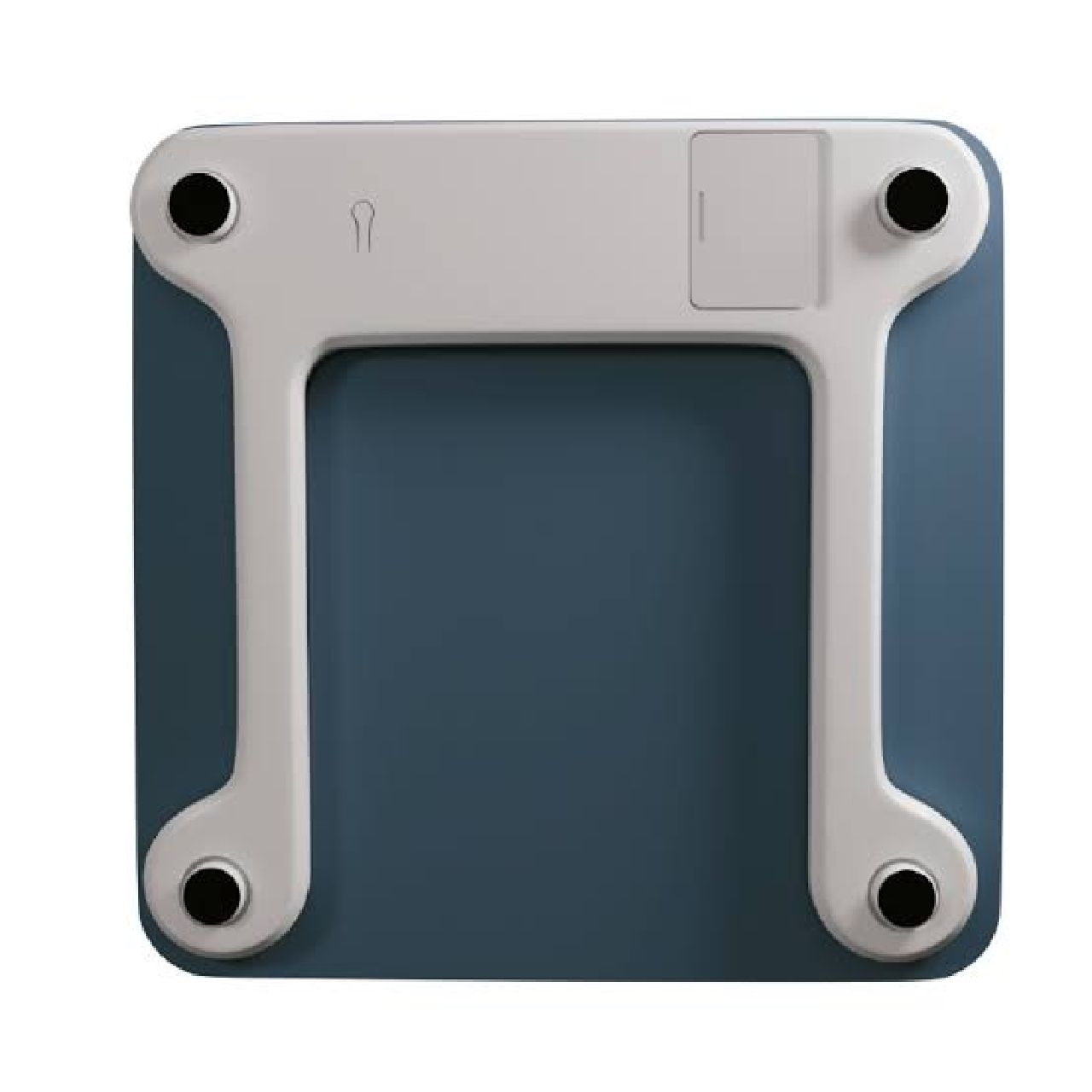 Balanza con monitor de grasa Latidos LTD-BD-260 en vidrio templado gris oscuro, con cuatro electrodos circulares, pantalla LED mostrando 52,0 y logo Latidos